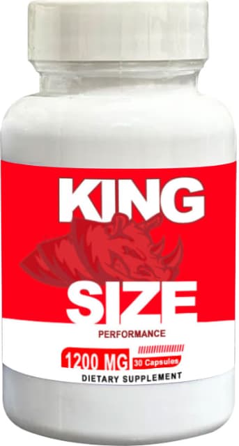 Kingsize King Size Erkeklere Özel Deneyimlerin Formülü 1200 mg 30lu