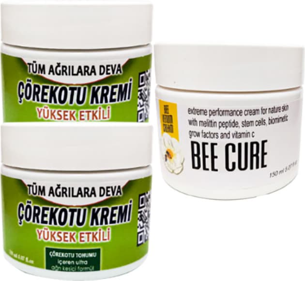 Çörekotu Çörek Otu Kremi Orta Boy 100 ml Krem + Bee Cure Krem 150 ml
