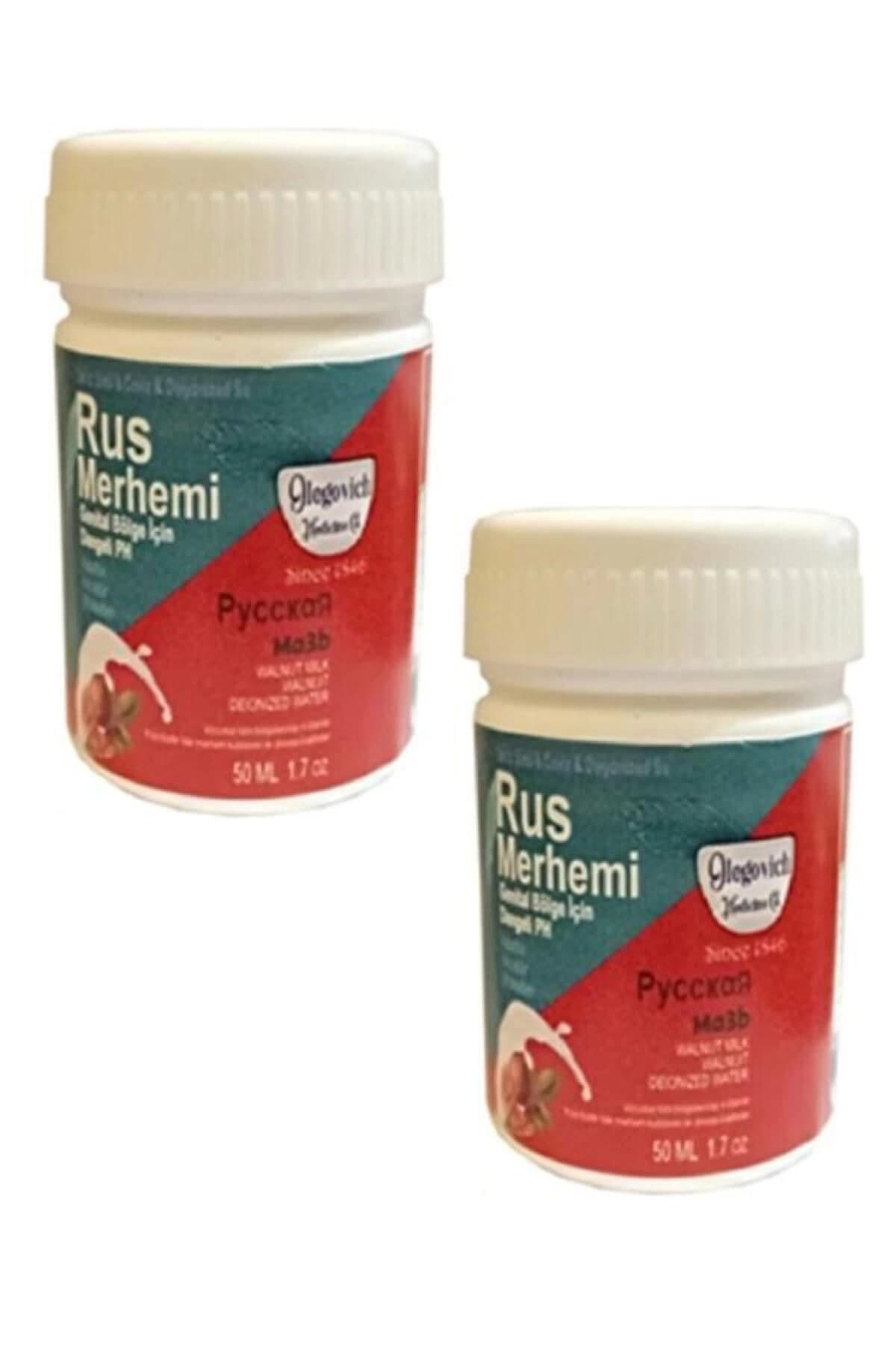 Rus Merhemi Genital Bölge Tüy Dökücü Kremi 50 ml X 2 Adet