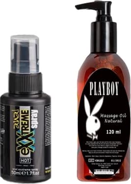 Playboy Hintohu Ferahlatıcı Sprey 50 ml - Playboy Masaj Yağı 120 ml