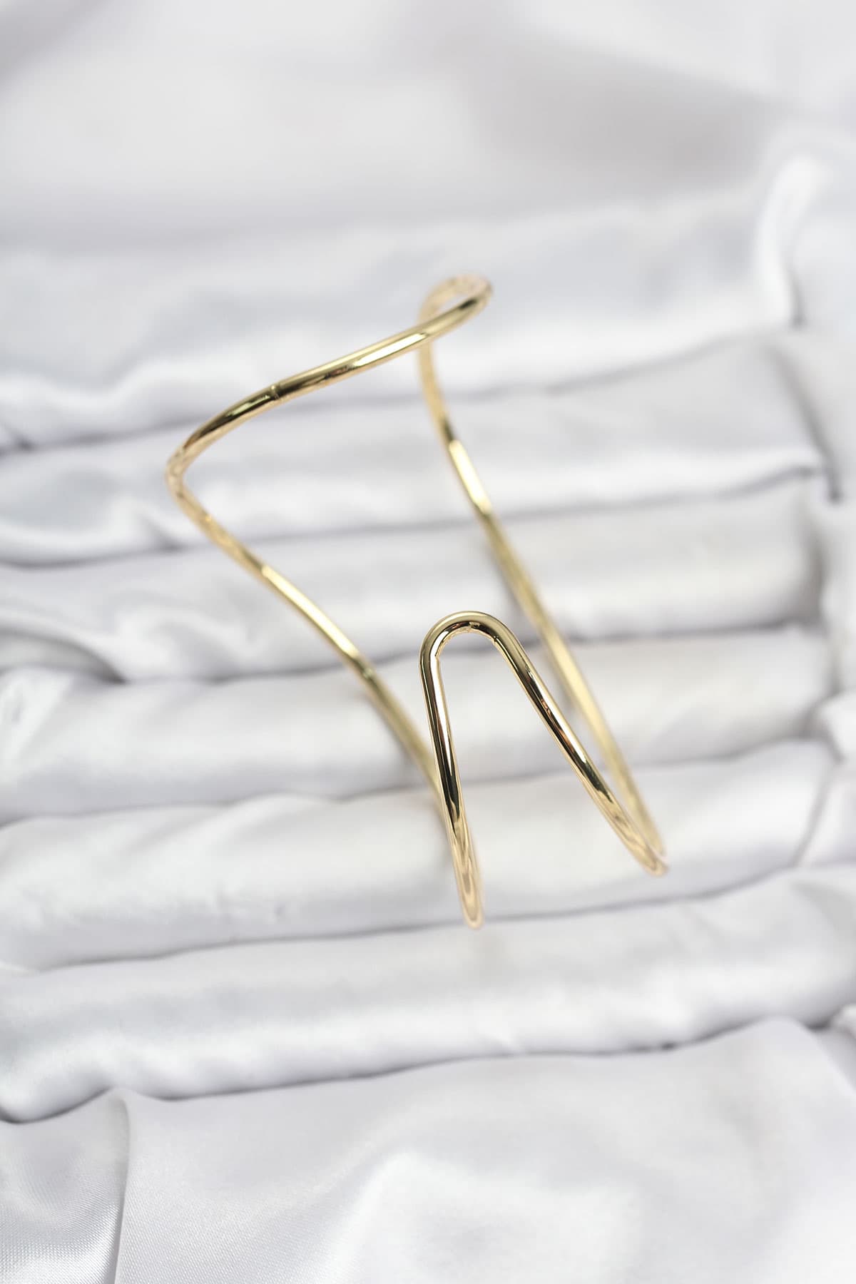 Gold Renk Pirinç El Bileziği