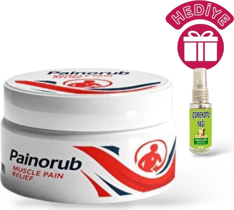 Painorub Vücut Ağrı Yönetimi Için Hızlı ve Etkili Masaj Kremi 50 ml + Çörek Otu Yağı 30 ml Hediye