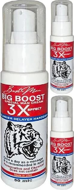 Süper Bigboost Cream 3 Adet 50 ml Erkeklere Özel 3xeffect