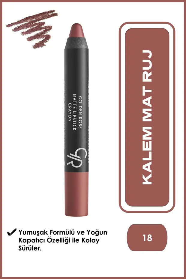 Ruj Mat Crayon 18