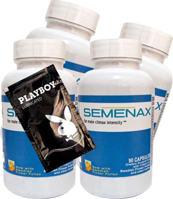 Playboy Jel + Semenax Özel Destekleyici Takviye 90lı x 4 adet