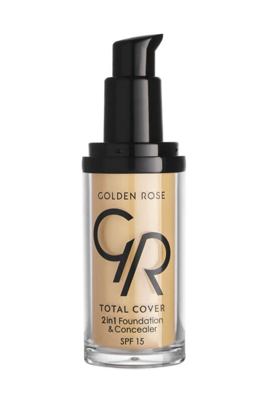 Fondöten & Kapatici Total Cover 2IN1 Foundation & Concealer No: 03