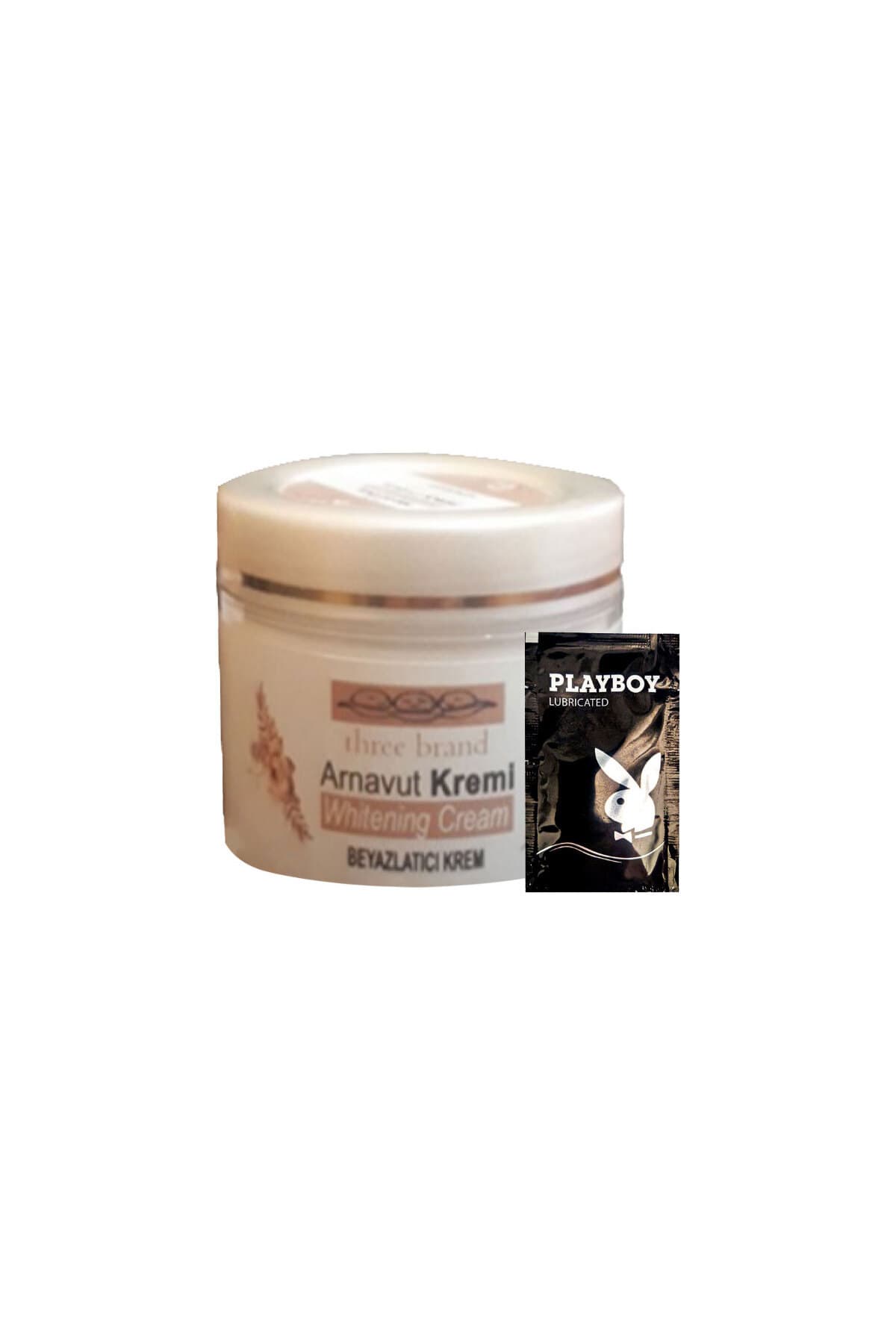 Arnavut Kremi 100 ml Cilt Renk Açıcı Masaj Bakım Kremi 1 adet Jel ile