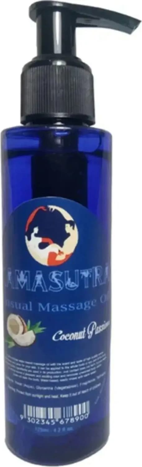 Coconut Sensual Pleasure Massage Oil | Aromatik Hindiztancevizli Masaj Yağı 125ML x 2 Adet