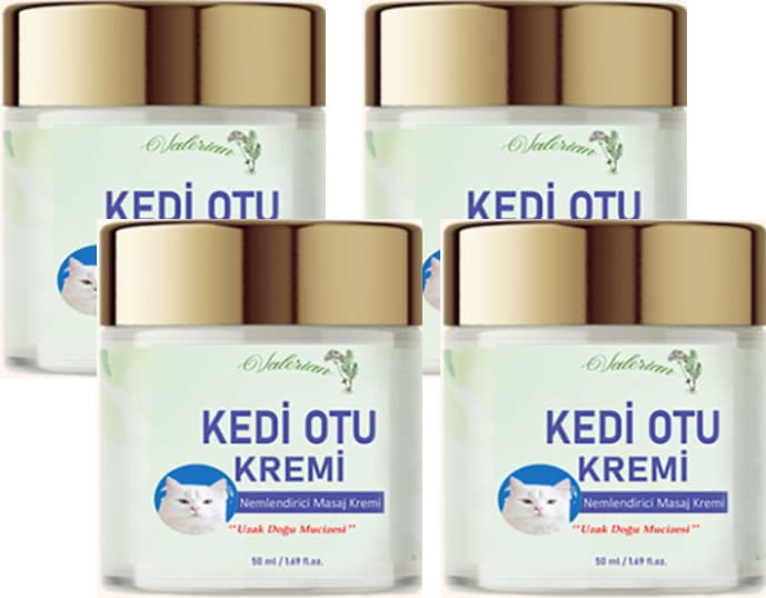 Kedi Otu Kremi 50 ml Kafur Ağacı Yağlı Paincream 4 Adet