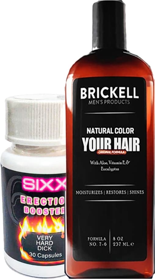 Brickell Saçsakal 237ML Erkek Beyazıık Şampuanı + Sıxx Erkeklere Özel Cinselgüç 30 Lu