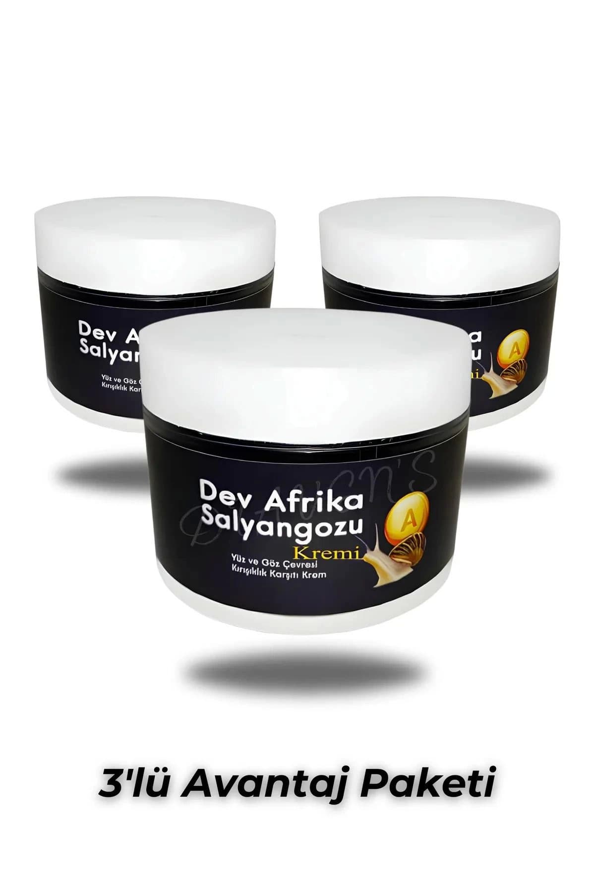 Genel Markalar DAS Dev Arfrika Salyangozu Kırışıklık Yara İltihap Karşıtı Krem 100 ml X 3 Adet