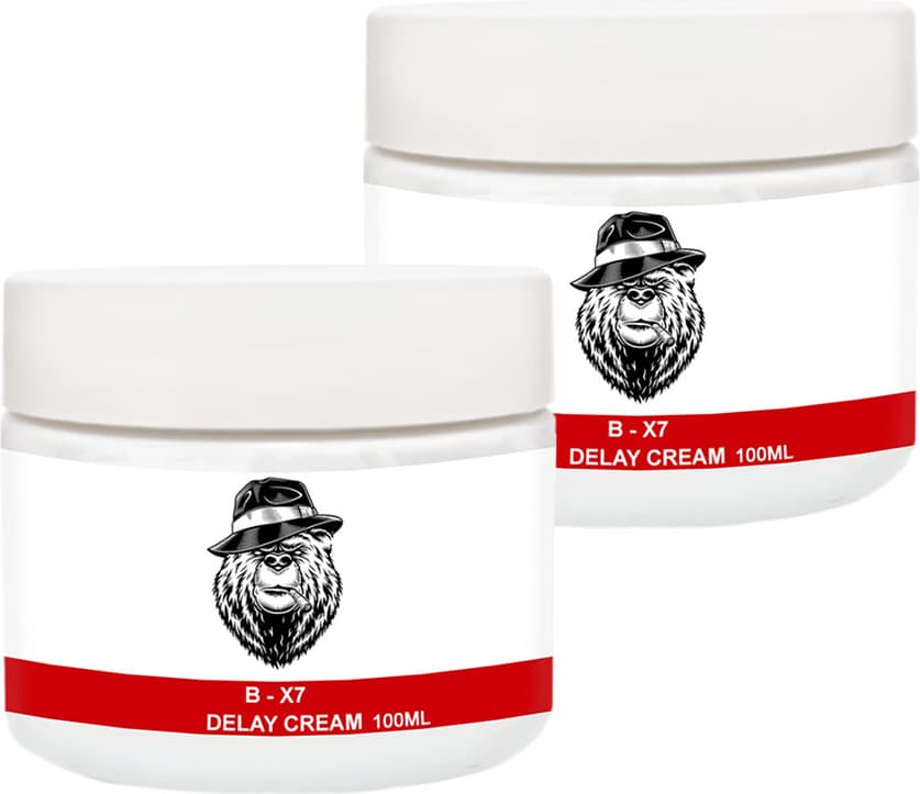 B-X7 Cream 100 Ml: 2 Adet Erkekler Için Özel Zaman Stop Kremi 7x Effect