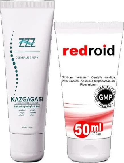 Kaz Gagası Kremi 100 ml +Redroid Bakım 50 ml ile