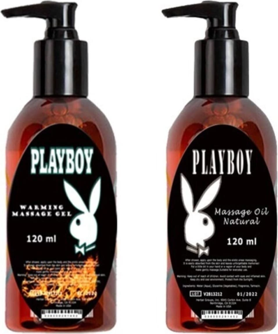Playboy Massage Oil Warming And Natural 120 Ml Isıtıcılı Ve Kokusuz Vücut Masaj Yağı
