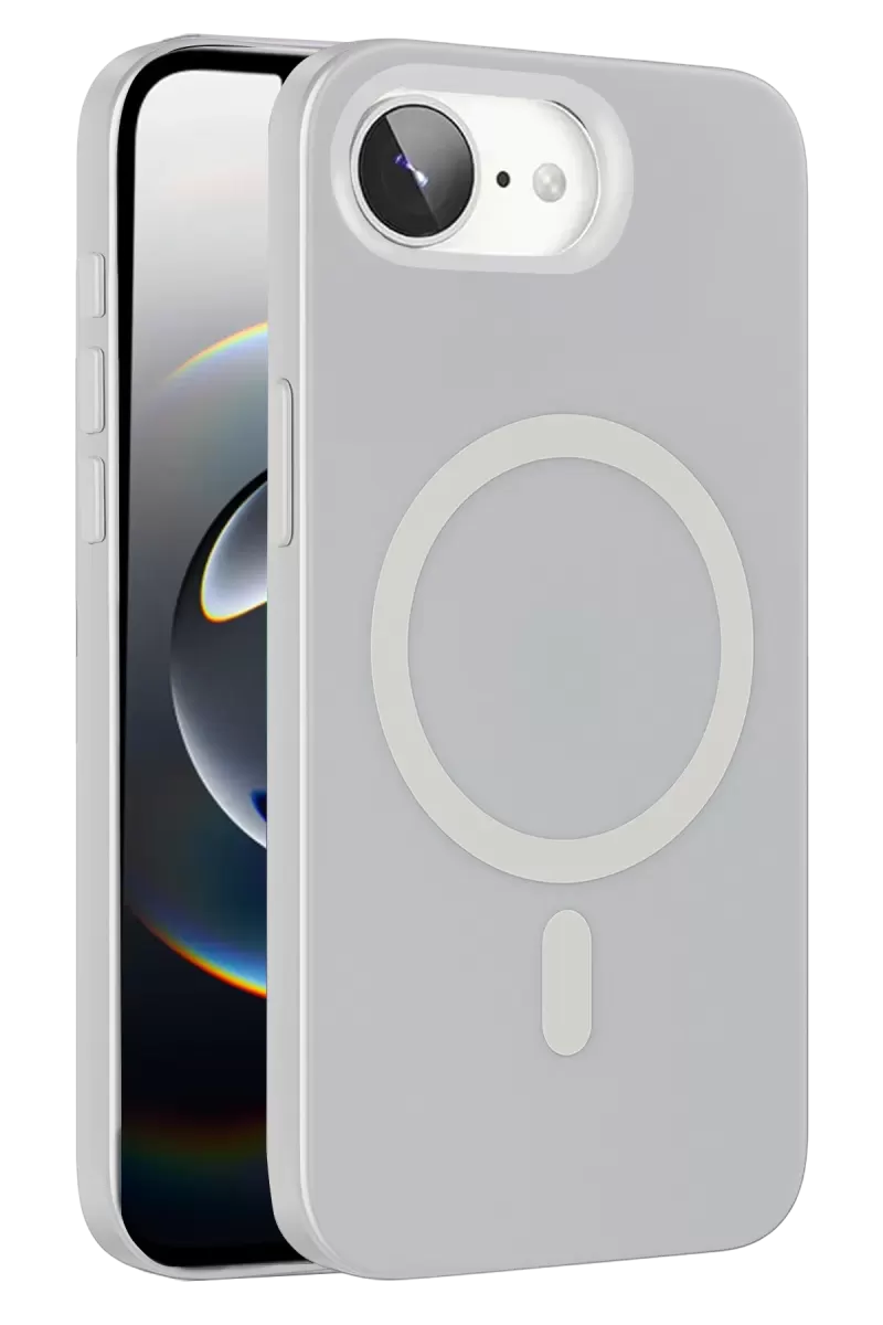 iPhone 16E Tuna PC Slim Magsafe Kapak - Şeffaf