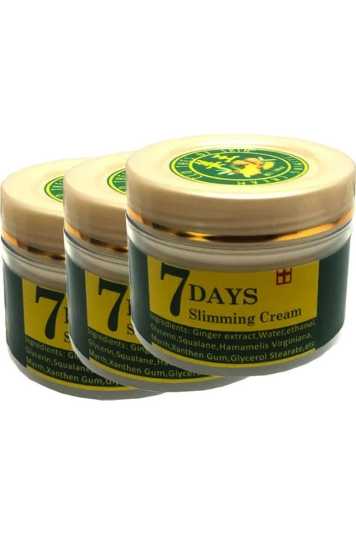 7 Days Ginger 3lü Adet Miracle Slimming Cream Kremi 100 ml