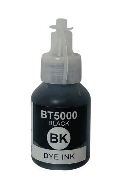 Brother BT 5000Bk **Kutusuz** Siyah Dye Şişeli Mürekkep 135ml