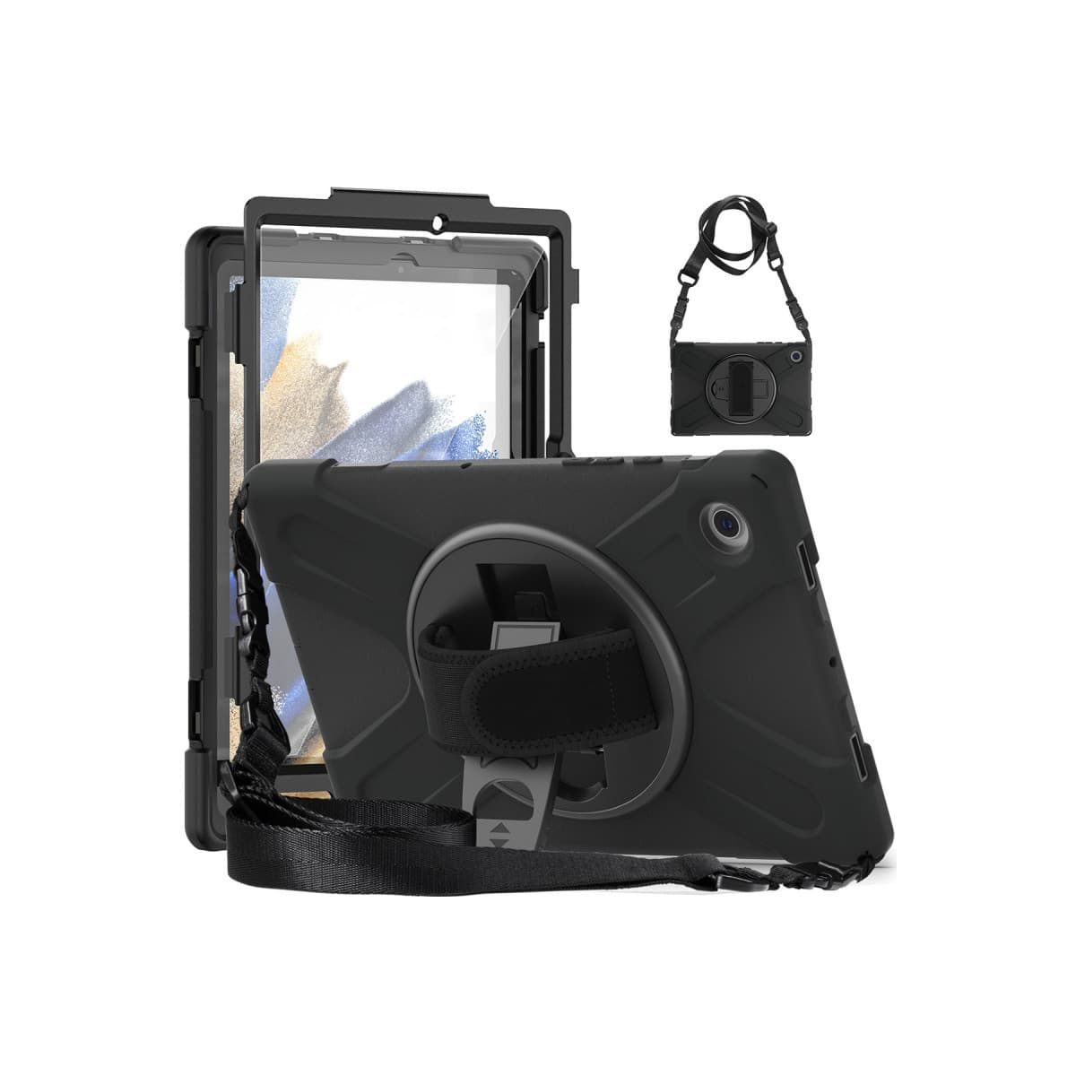 M10 Plus 10.6 125FU/128FU Kılıf Amazing Tablet Kapak - Siyah