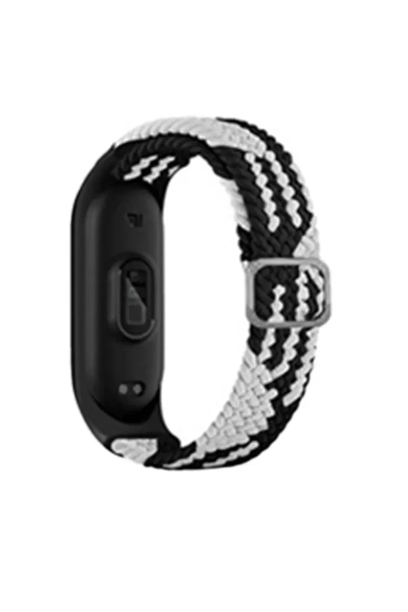Mi Band 4 Star Kordon - Siyah-Beyaz