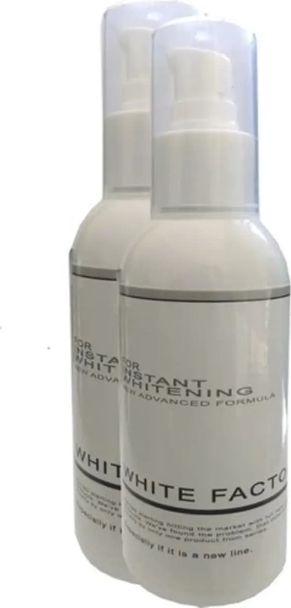 Süper White Factor For Instant Whitening 2 Adet Krem