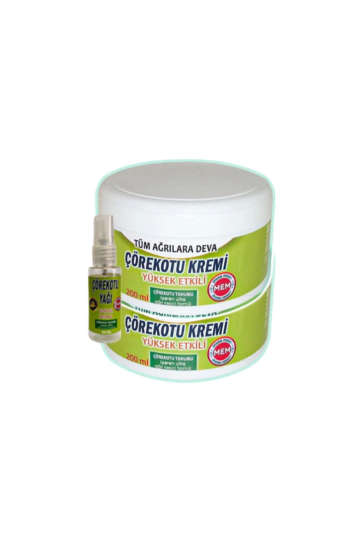Çörek Otu Rahatlatıcı Bakım Kremi 2x200 ml+30 ml Çörek Otu Yağı ile
