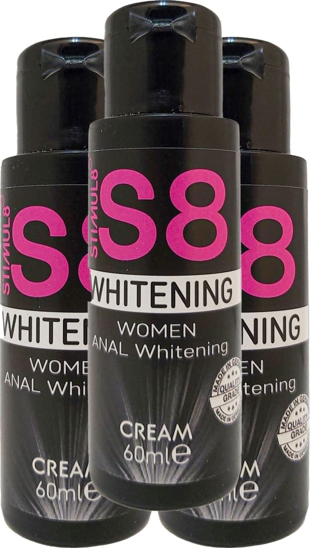 Stımul8 Whiteningcream 3 Adet Analrenk Ton Değişştirme Kremi Bay Bayan 60 ml
