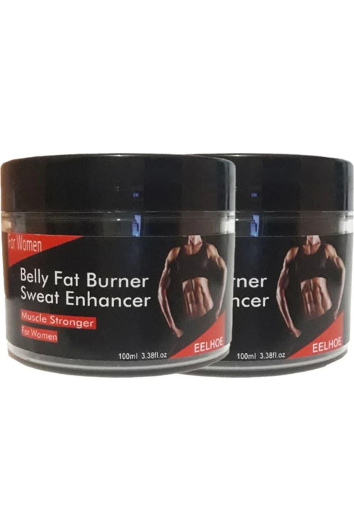 Eelhoe 2li Adet Belly Fatburner Sweat Enhancer Şekillendirme Kremi 100 ml