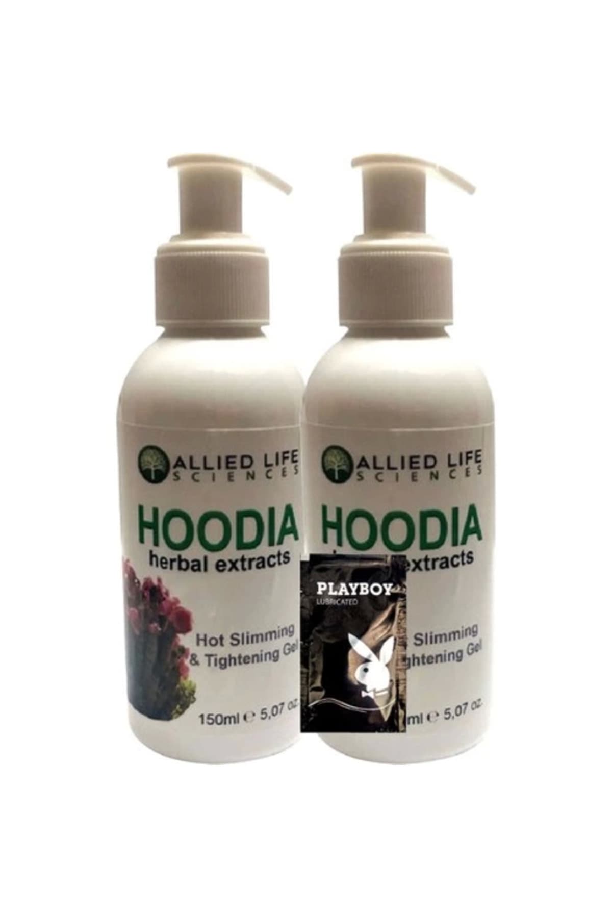 Allied Life Sciences Hoodia Herbal Extracts Hot Slimming & Tightening 150 ml x 2 adet + Jel