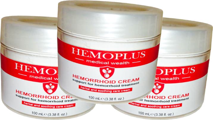 Hemoplus Krem 150 ml 3 Adet Birden Hemmroid Kremi