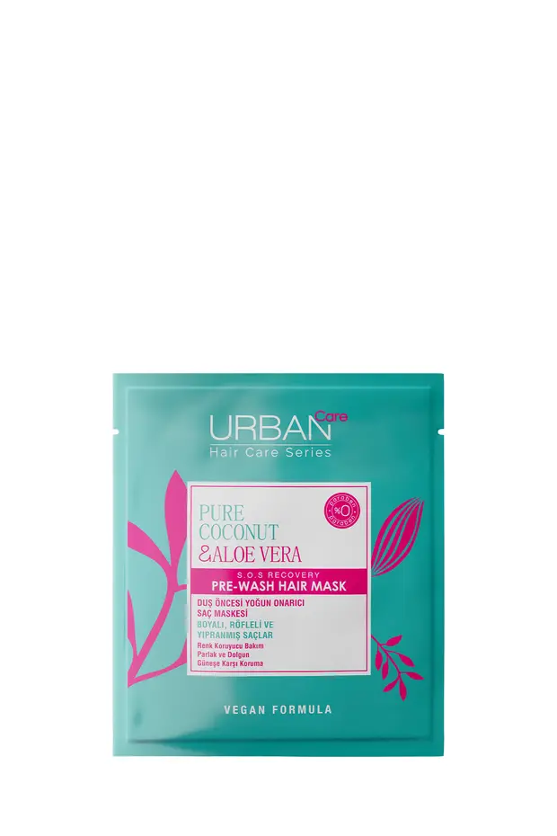 Saç Maskesi 50 Ml Sachet Pure Coconut ve Aloe Vera*24