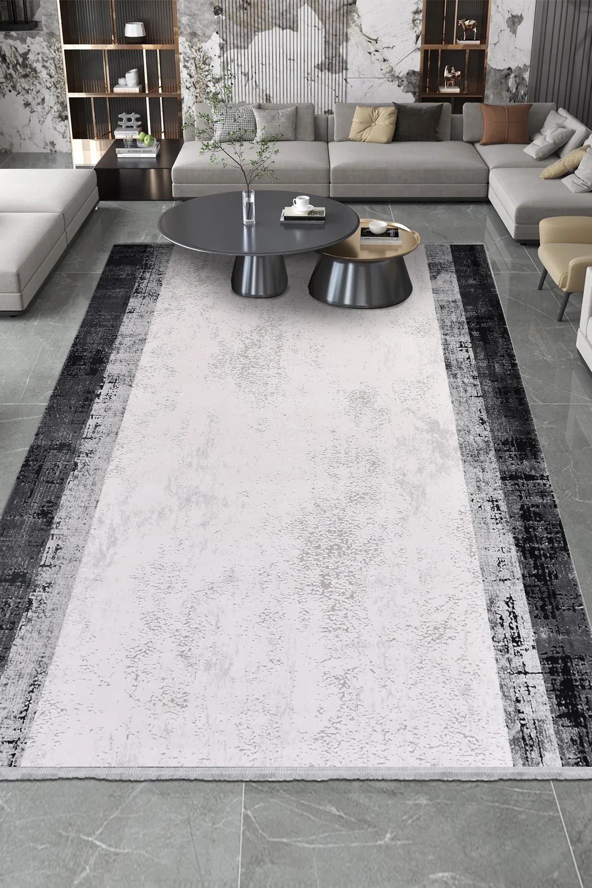 YoudayHomeCollection ROXSTONE Model Oturma Odası Halısı