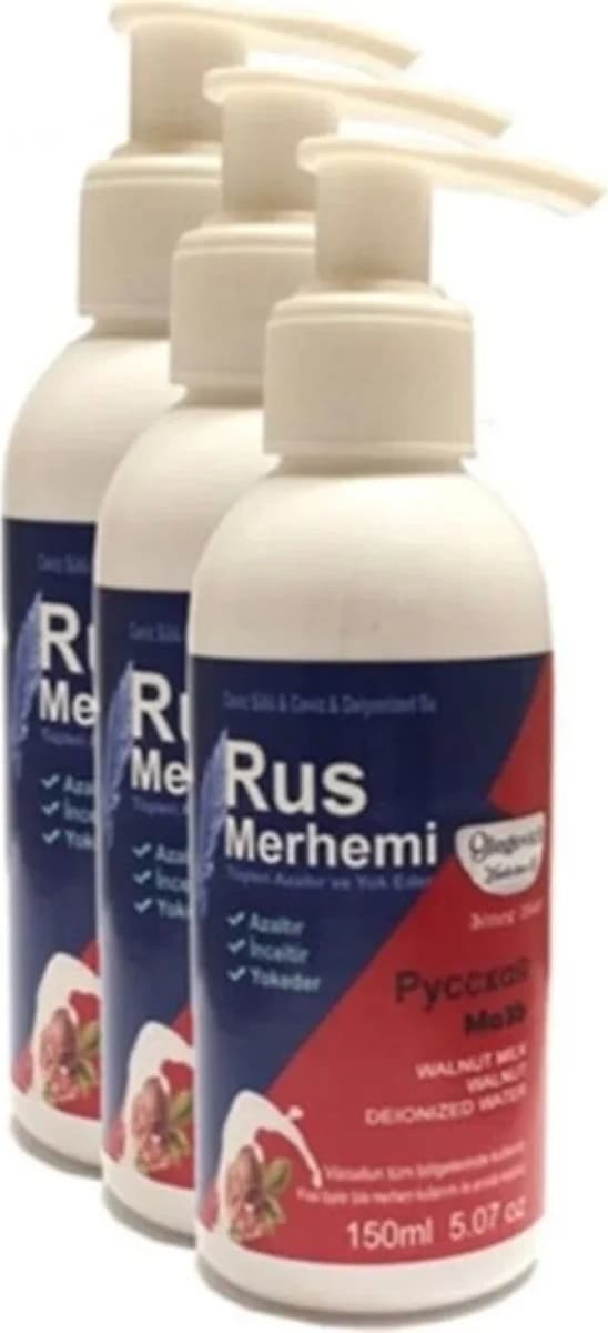 Süper Olegovich Medicine Rus Merhemi Tüy Dökücü Azaltıcı Krem Merhem 150 ml 3 Adet