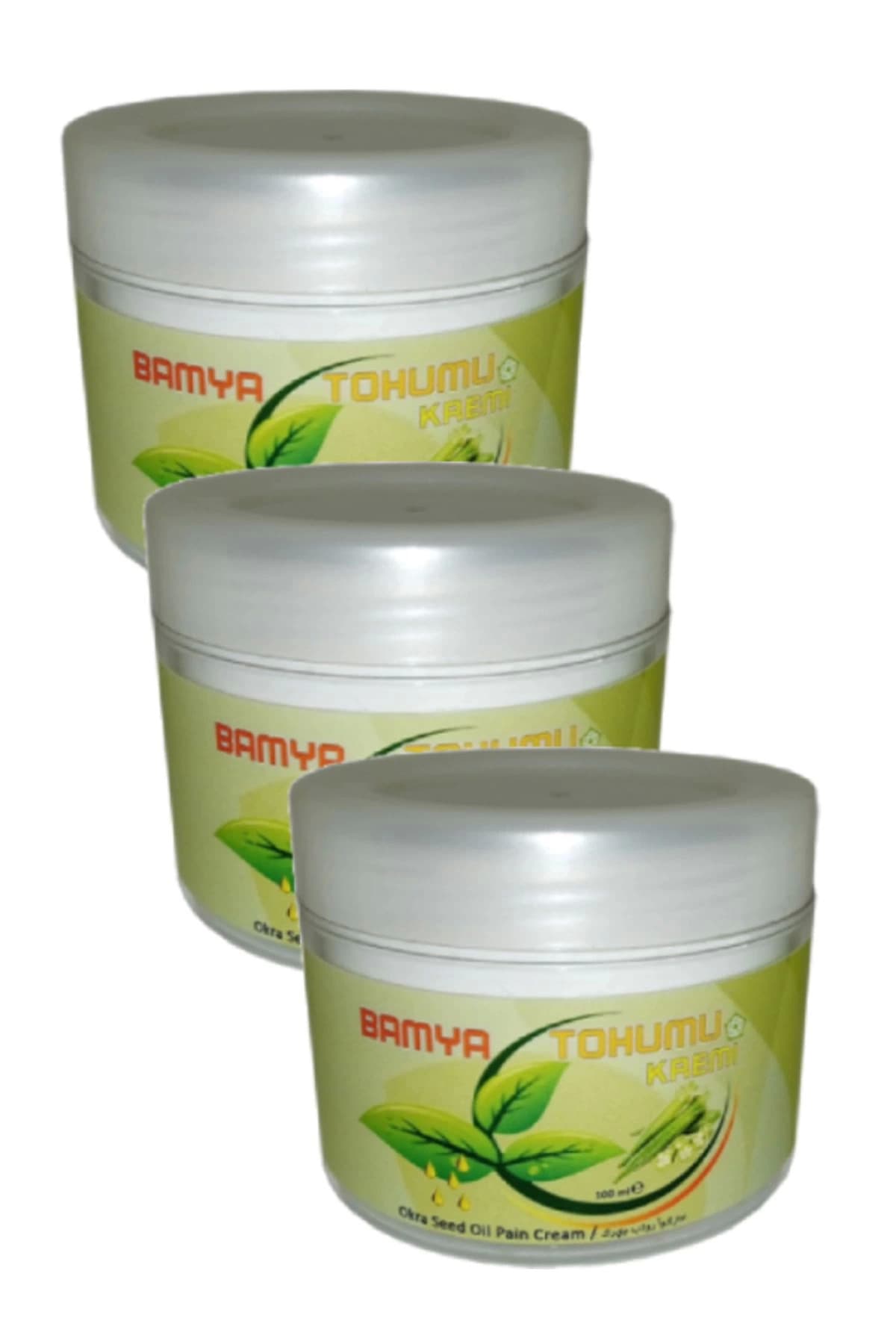Bamya Tohumu Yağlı Rahatlatıcı Mesaj Kremi 100 ml X 3 ADET