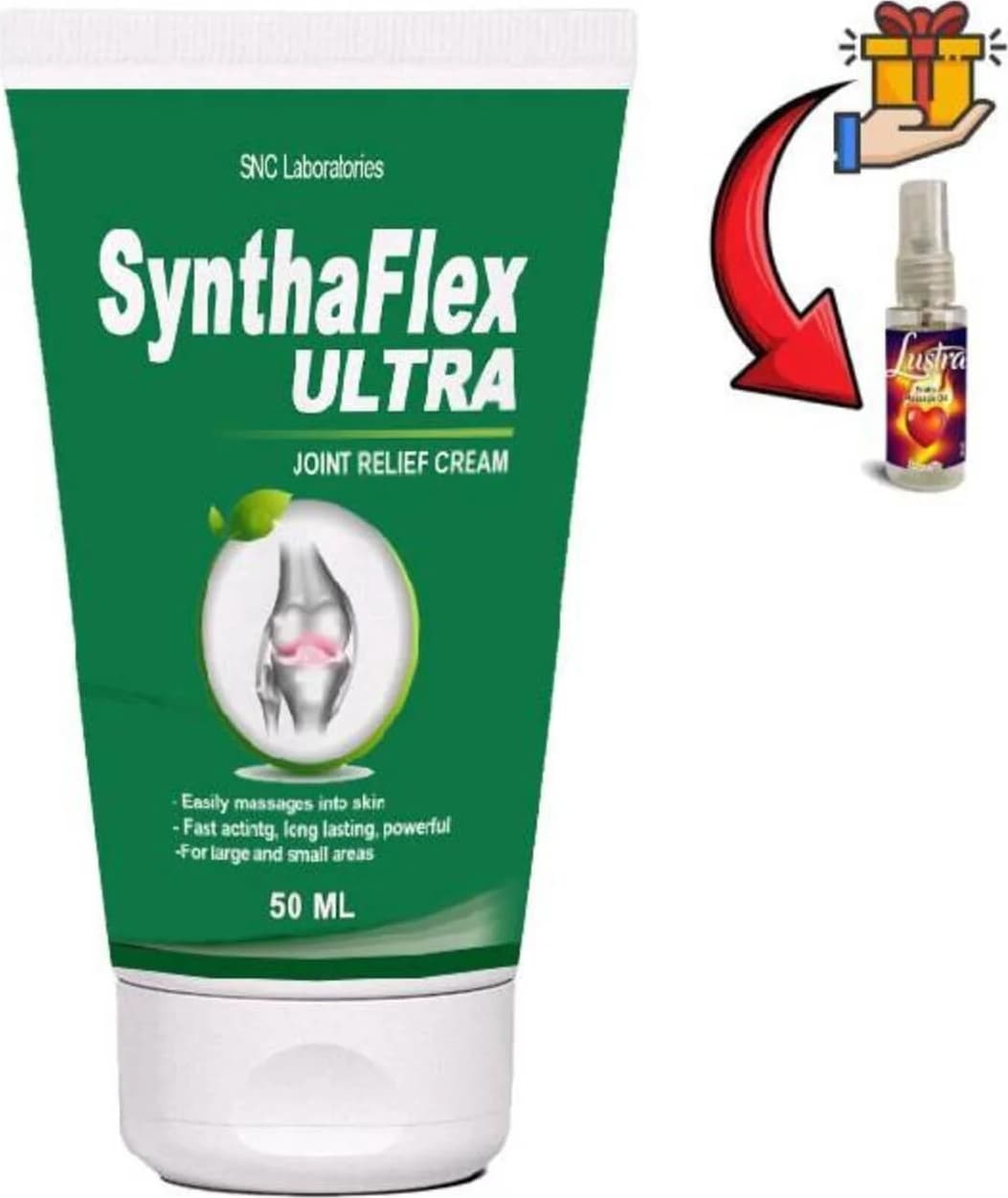 Synthaflex Ultra Masaj Kremi 50 ml x 1 Ad+Masaj Yağı