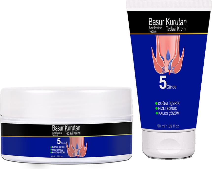 Basurkurutan: Aslanpençesi Kestane Hellebore Çiçeği Kadife Papatya ve E Vitaminli (50 Ml) Tüp + Kavanoz Krem Seti