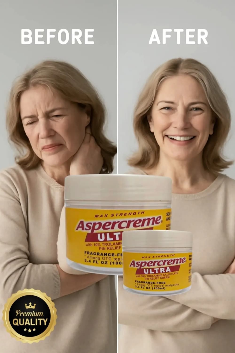 Süper Aspercreme Ultra Masaj Kremi 2li Set