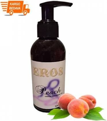 Eros Peach Massage Oil 120ML Şeftali Kokulu Masaj Yağı