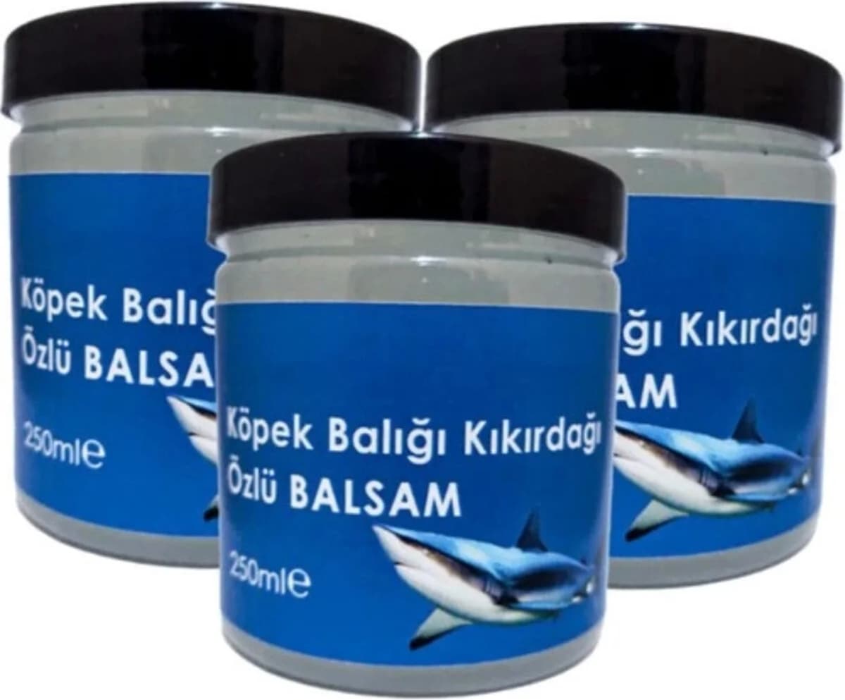 Süper Muzicevi Köpekbalığı Kremi 250 ml 3 Adet Birden