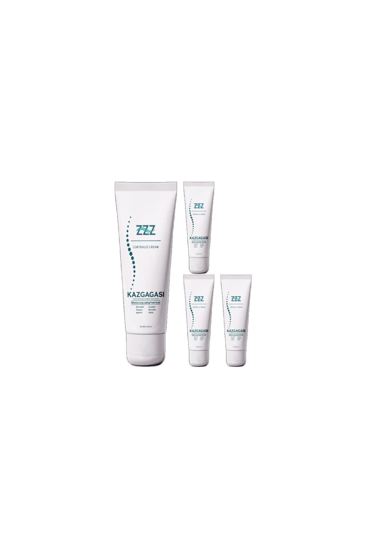 Kaz Gagası Özel Karışımlı Krem 4x100 ml Rahatlatıcı Masaj kremi