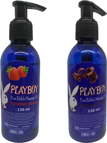 Playboy Çilek ve Çikolata Aromalı Masaj Yağı