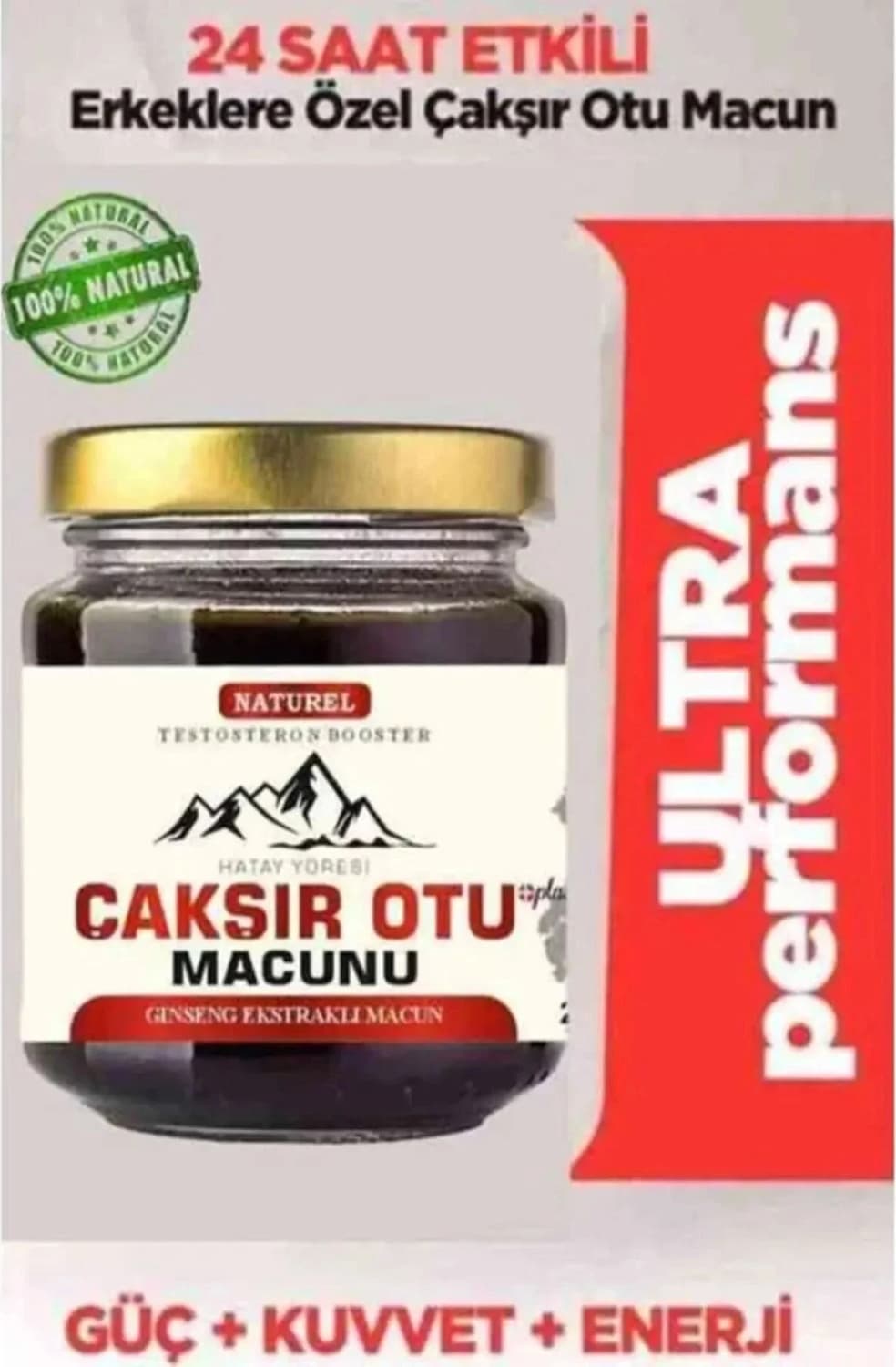 Çakşır Otu Macunu Erkeklere Çok Özel Macun 240 gr x 3 Adet