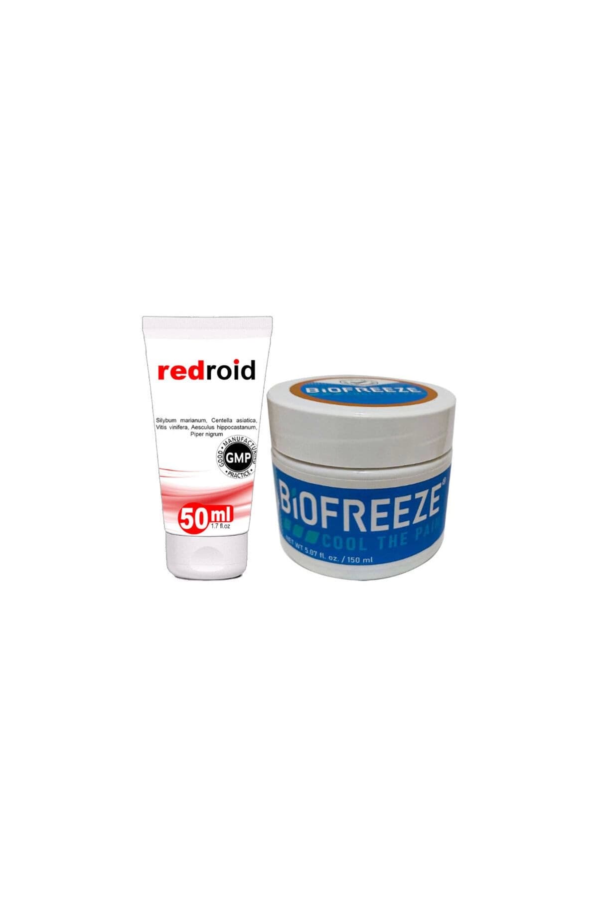 Redroid Rahatlatıcı Bakım Kremi 50 ml +Biofreeze Cream 150 ml Rahatlatıcı etki