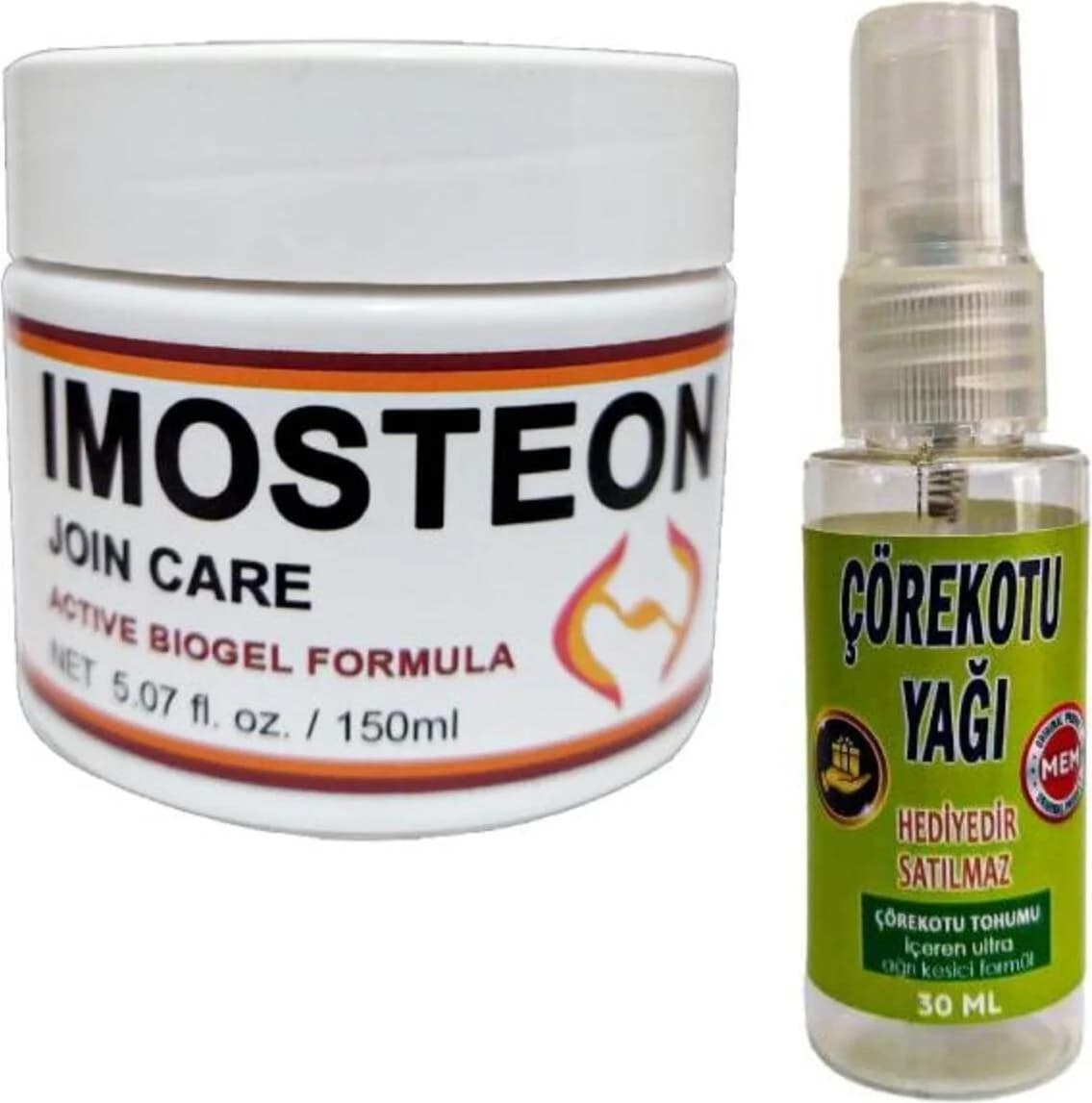 Imosteon Bakım Kremi 150 ml + Çörek Otu Yağı ile 30 ml