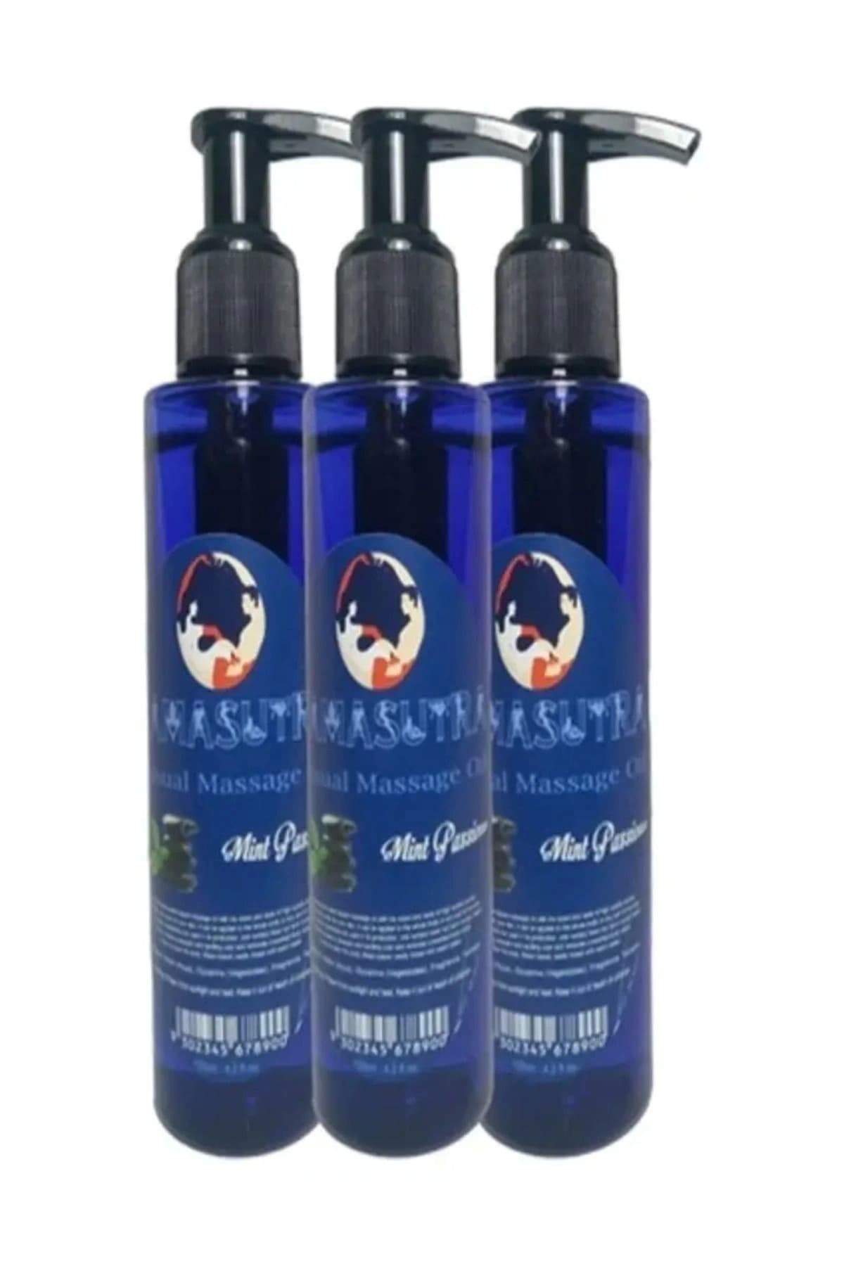 Sensual Nane Masaj Yağı 125 ml - Mint Massage Oıl X 3 Adet