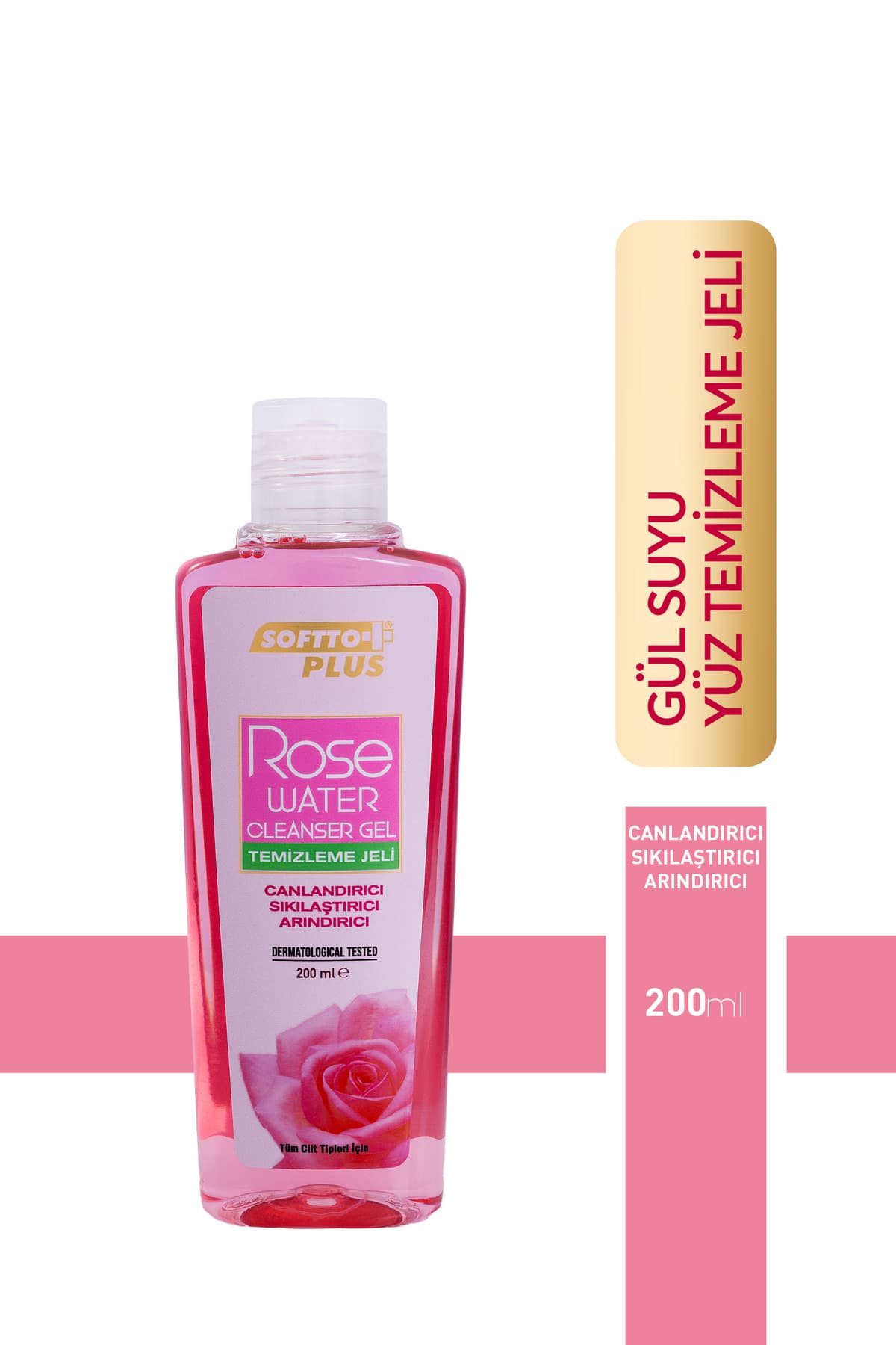 GÜL SUYU YÜZ TEMİZLEME JELİ 200 ML