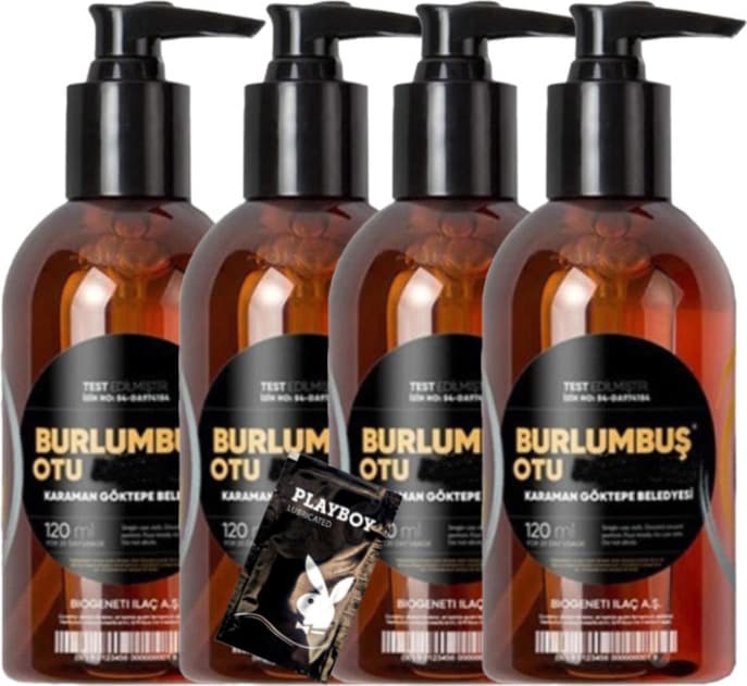 Burlumbuş Otu Jeli 4lü Adet Relax Jeli A-422 120 ml + 1 Adet Jel H.ediye