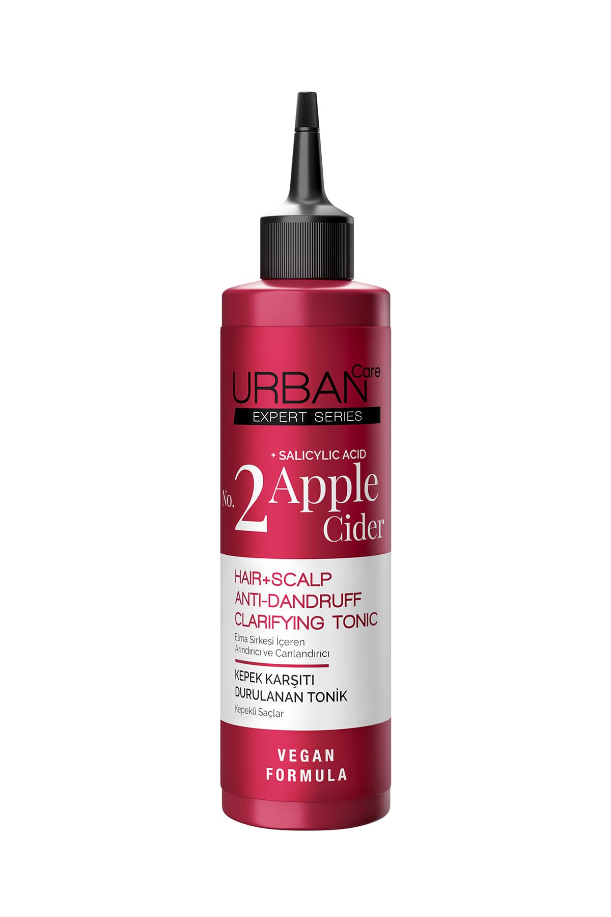 No.2 Expert Apple Cider Kepek ve Yağlanma Karşıtı Arındırıcı Durulanan Saç Bakım Toniği-200 ml-vegan