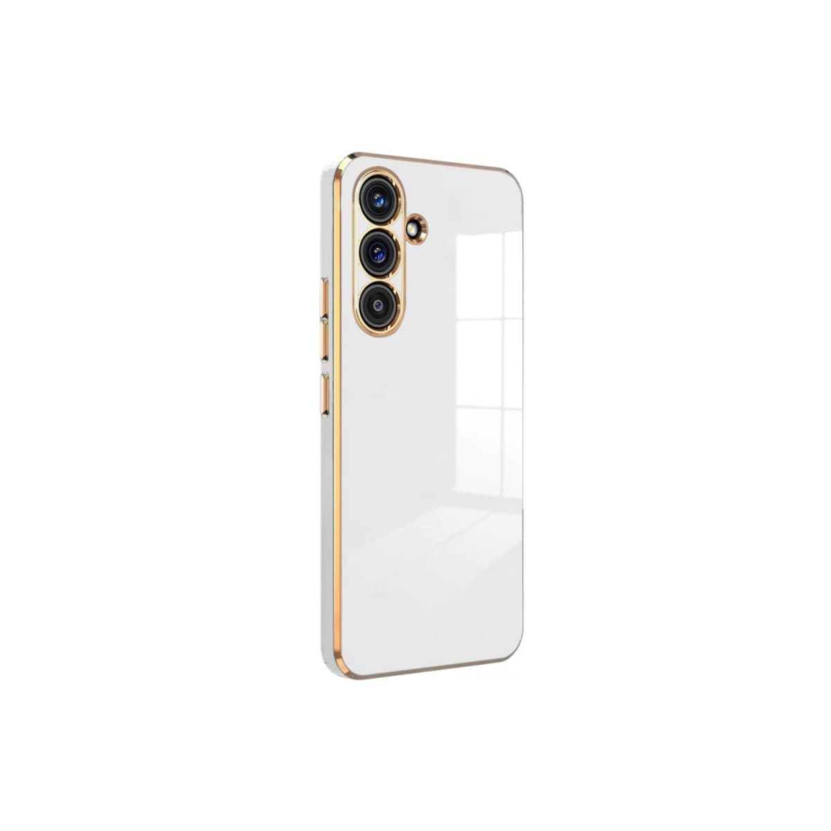 Galaxy S24 FE Kılıf Volet Silikon - Beyaz