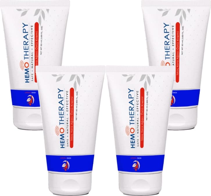 Hemo Therapy: 4 Adet> Iskoç Karaağaç Özlü An.al Bakım Kremi 50 ml