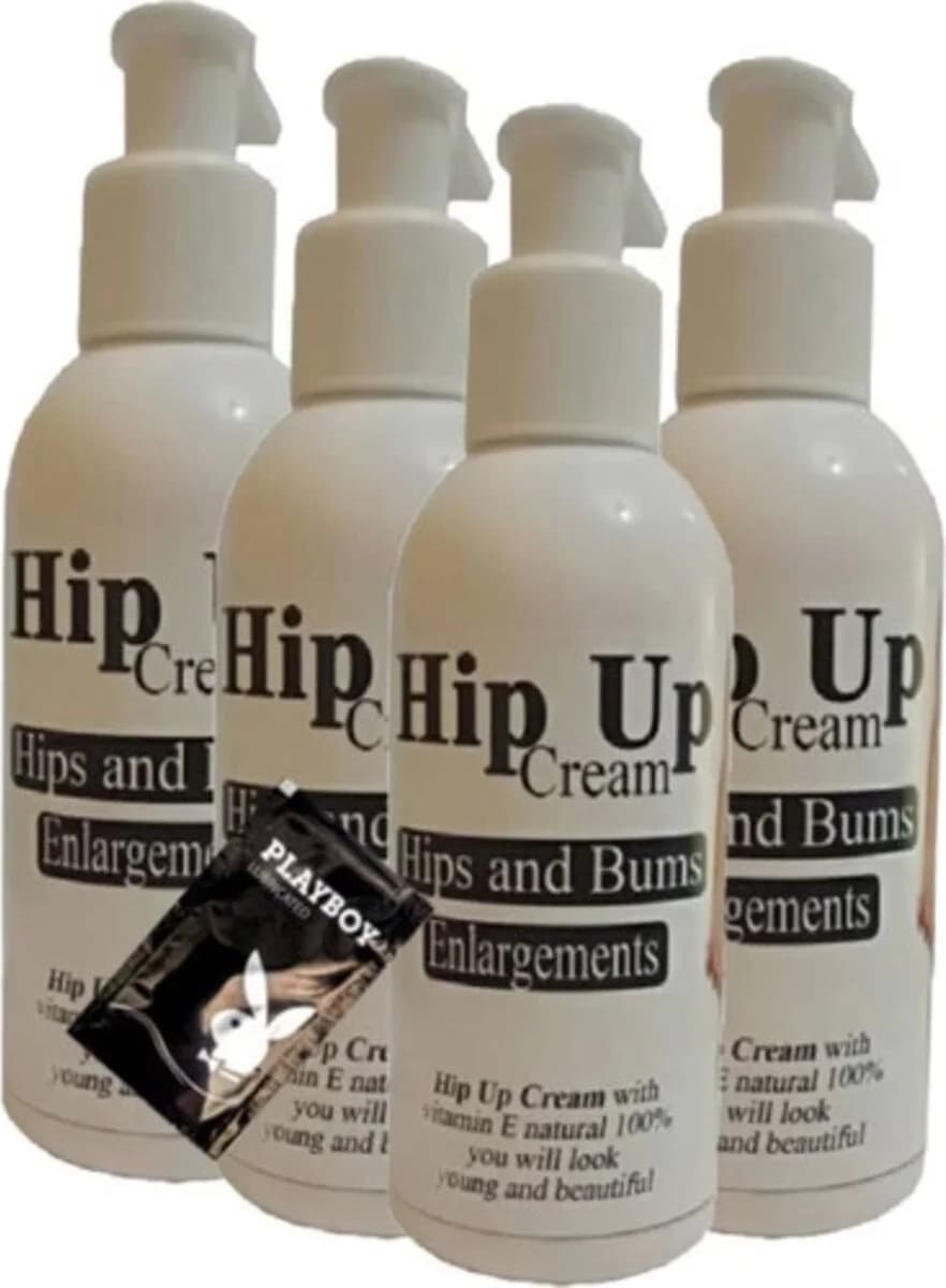 Süper Bonie Hip Up Kalça Kremi 120 ml x 4 Adet + Jel